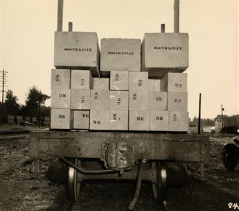 (BOOTH-KELLY LUMBER CO.) Album with 117 photographs illustrating the process, start-to-finish, of logging and lumber production by the